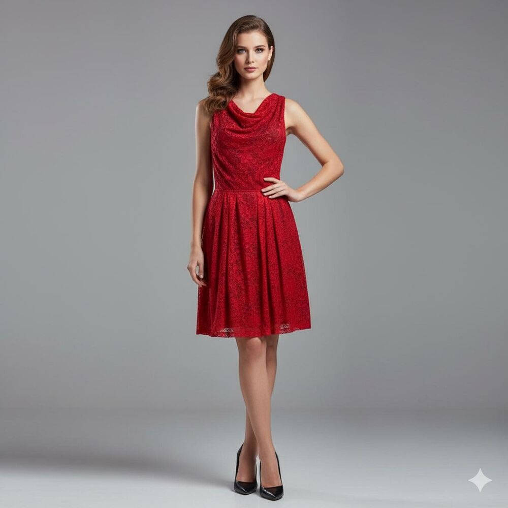 Sophies ballet Red Lace dress 0